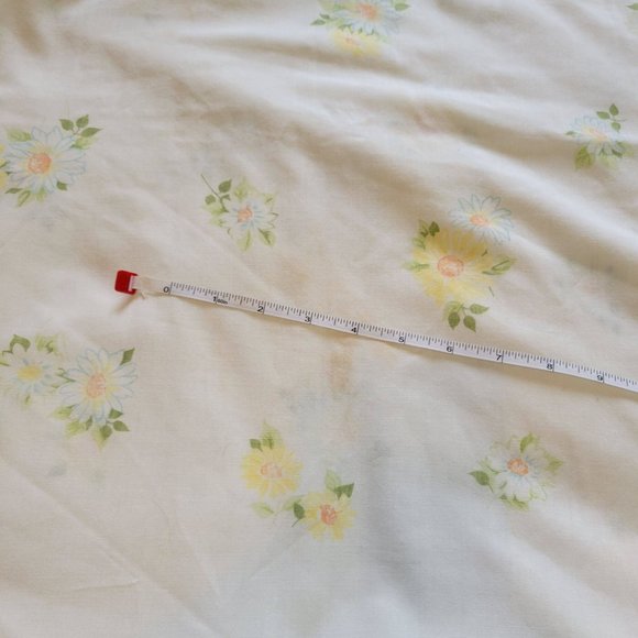 Morgan Jones Vintage Double Full Flat Sheet Pillowcase No Iron Muslin floral - Picture 6 of 12